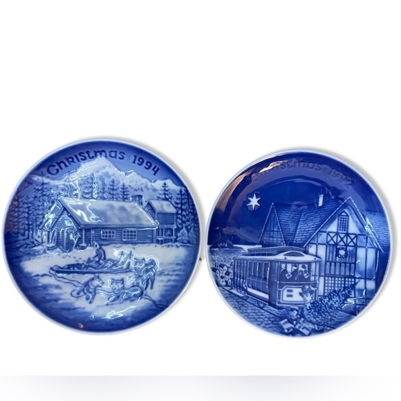 BING & Grondahl Christmas in America Vintage Plates - Set of 6 - Picture 4 of 15